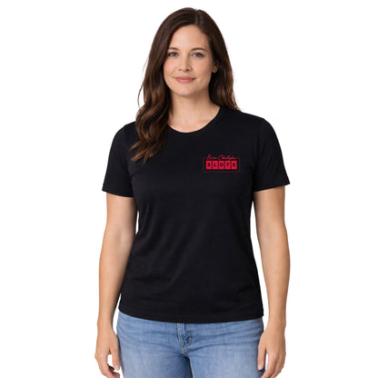 BCSlots Chest & Back Logo Crew & V-Neck Tee