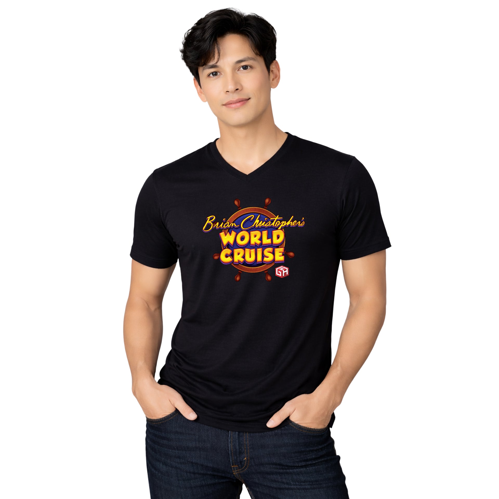 Brian Christopher's World Cruise Crew & V-Neck Tee