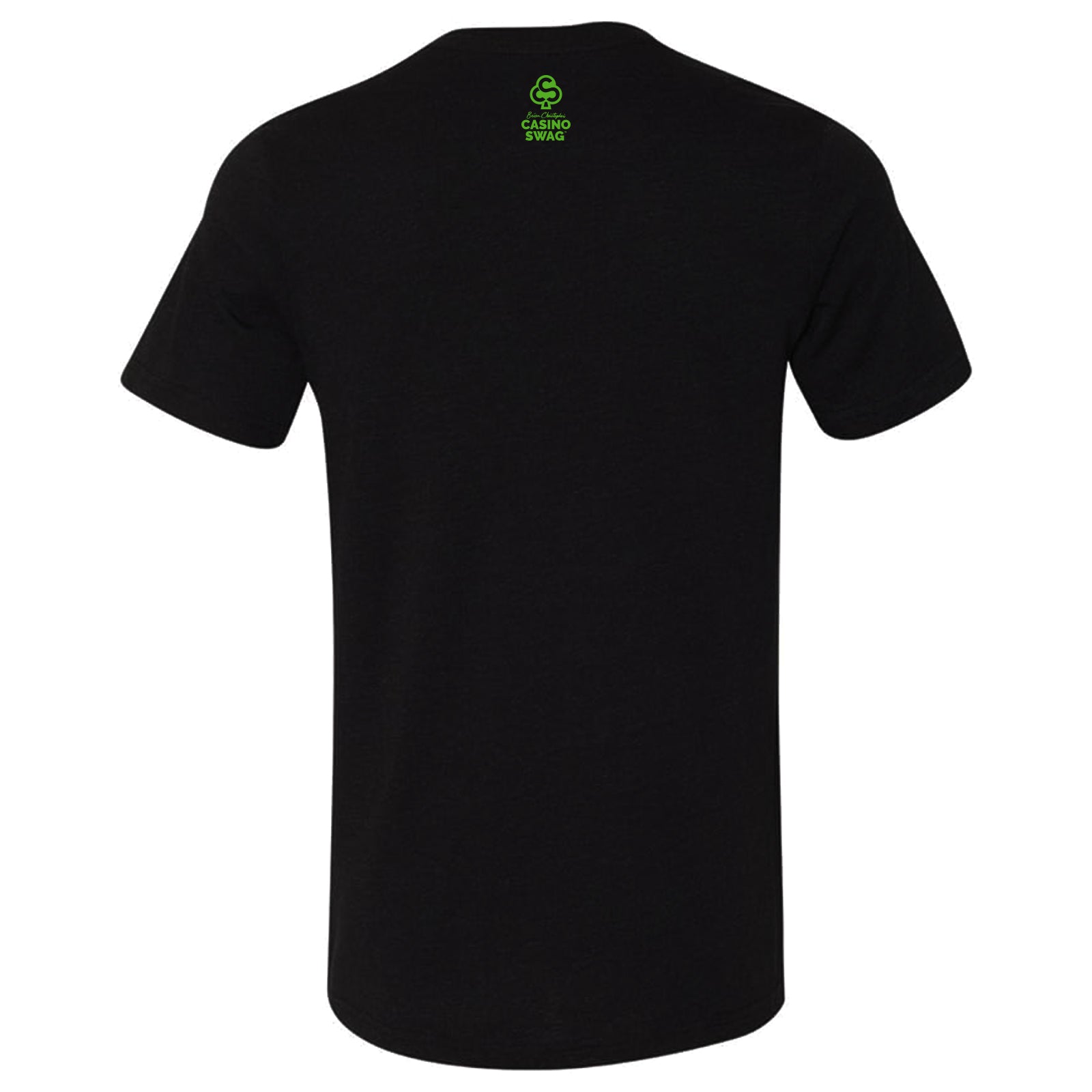 CS logo back Lucky tee green