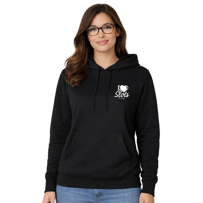 I Love Slots Chest & Back Logo Pullover Hoodie