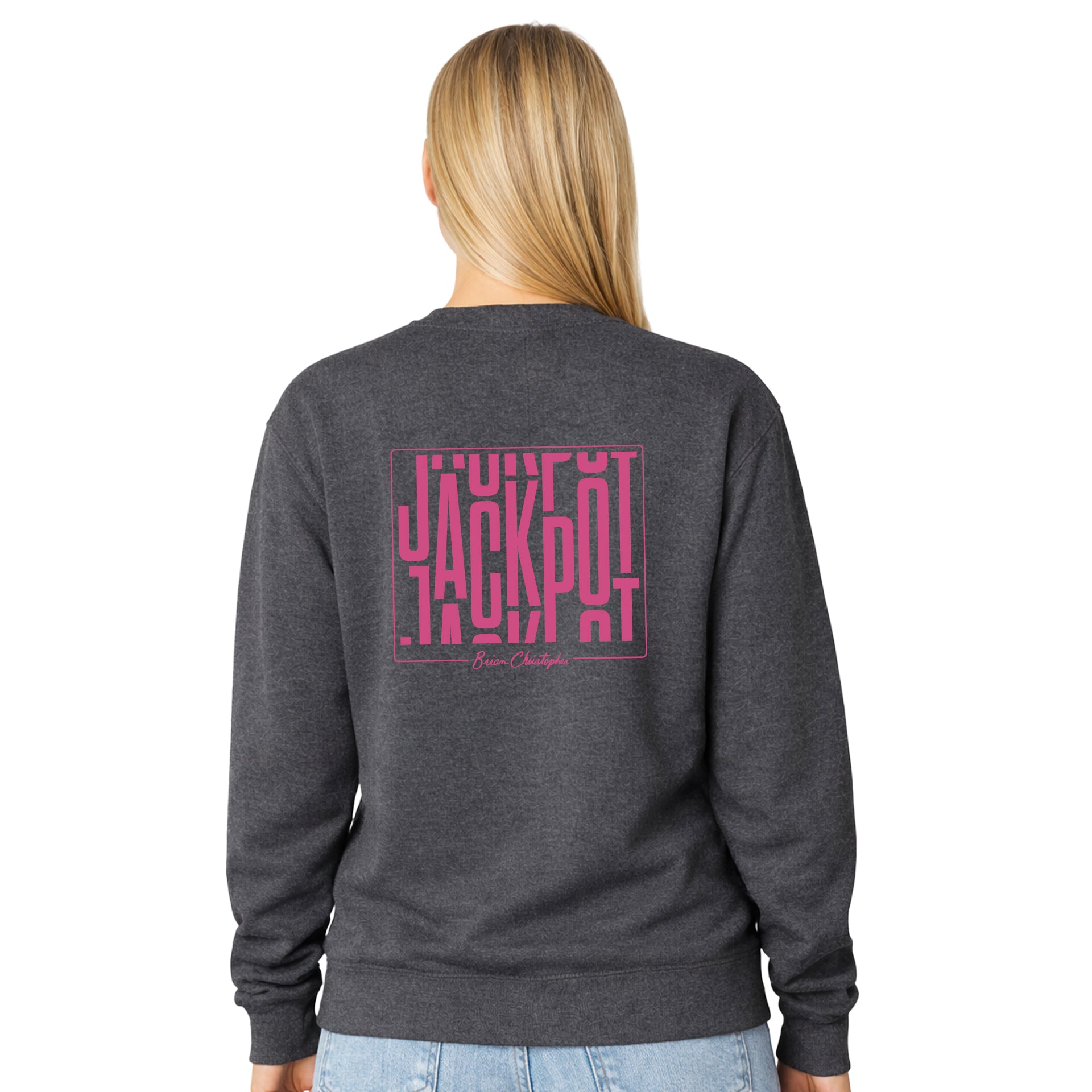 Jackpot Chest & Back Crew Sweatshirt