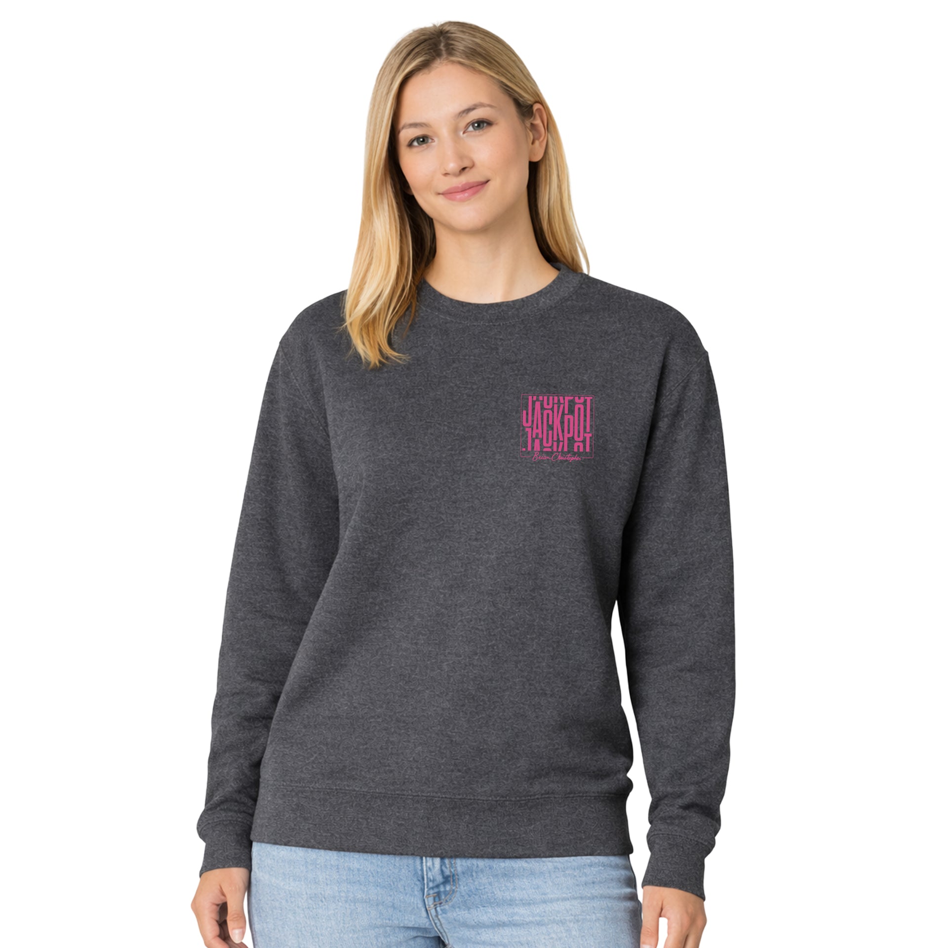 Jackpot Chest & Back Crew Sweatshirt