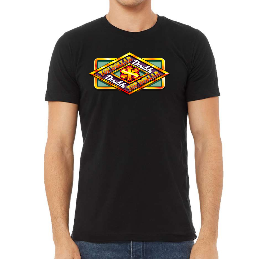 Double Top Dollar Unisex Crew Neck Tee Shirt