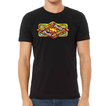 Double Top Dollar Unisex Crew Neck Tee Shirt