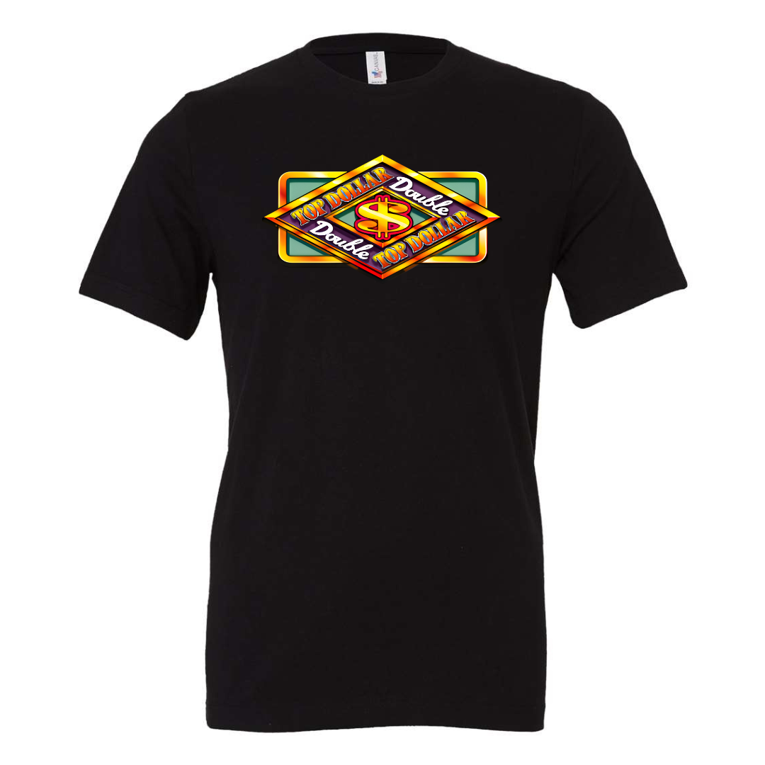 Double Top Dollar Unisex Crew Neck Tee Shirt