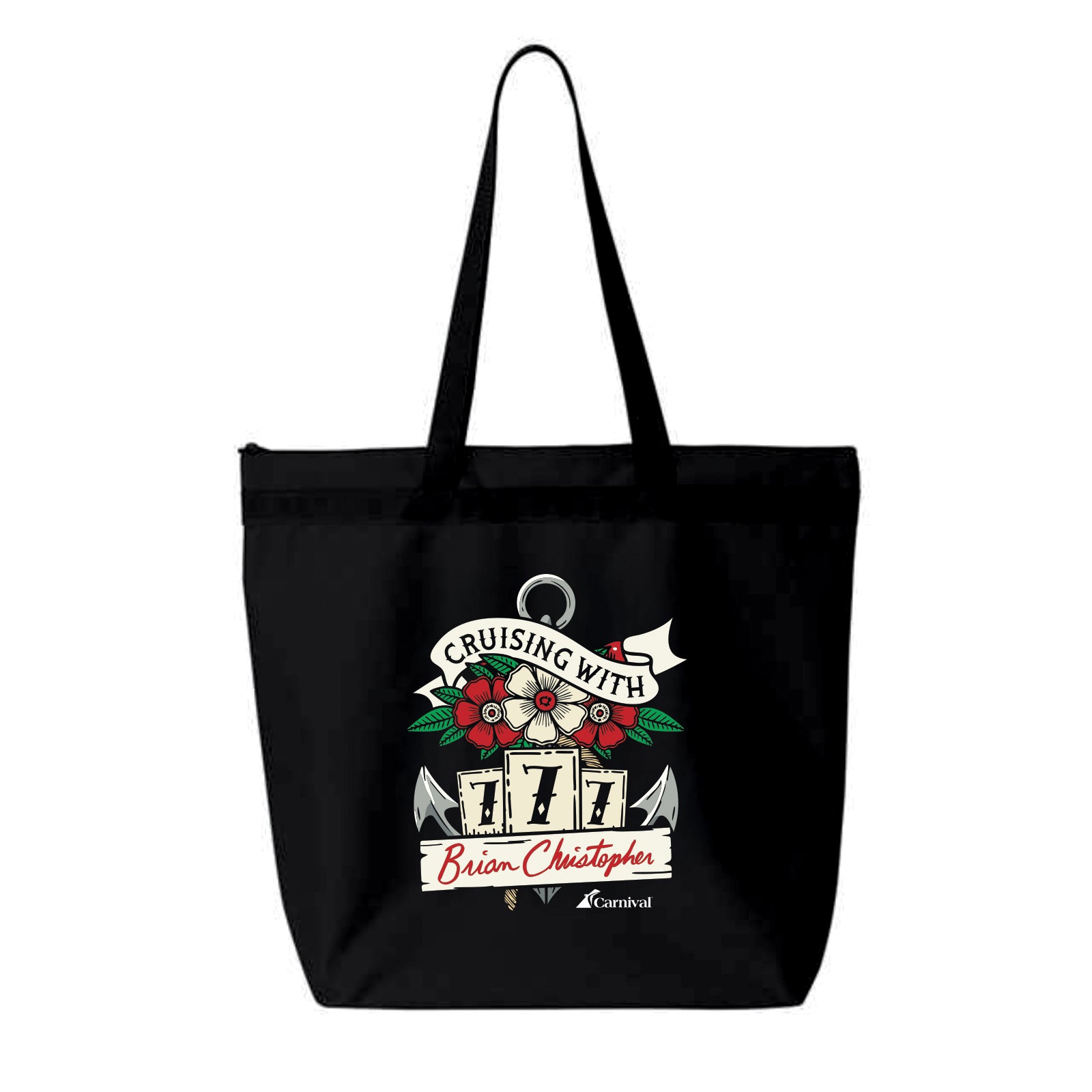 BCSlots x Carnival Cruise World Tour Zipper Tote
