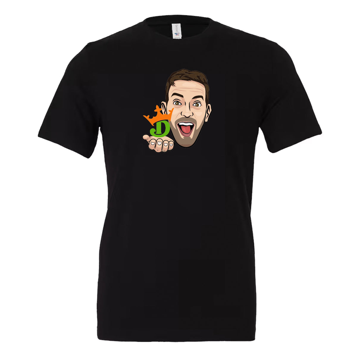 NEW! Brian Christopher Caricature x DraftKings! Crew Neck & V-Neck Tee