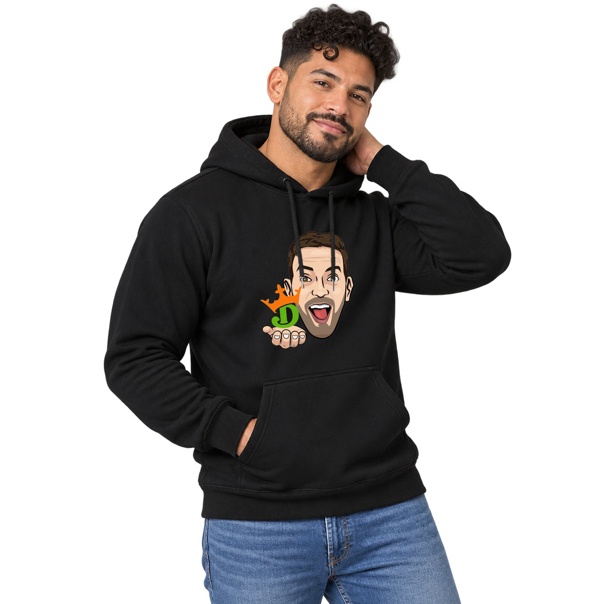 NEW! Brian Christopher Caricature x DraftKings! Pullover Hoodie
