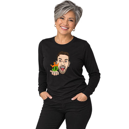 NEW! Brian Christopher Caricature x DraftKings! Long Sleeve Tee