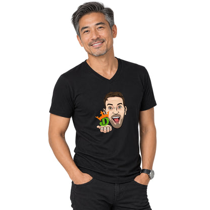 NEW! Brian Christopher Caricature x DraftKings! Crew Neck & V-Neck Tee
