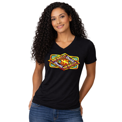 Double Top Dollar Crew & V-Neck Tee