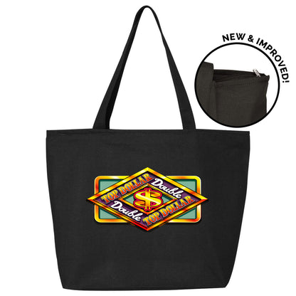 DoubleTopDollar SlotMachine Tote Front