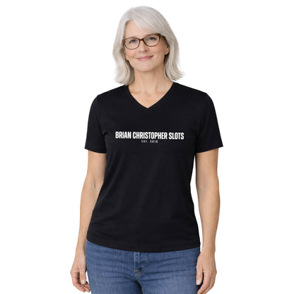 NEW! Brian Christopher Slots Est. 2016 Crew & V-Neck Tee