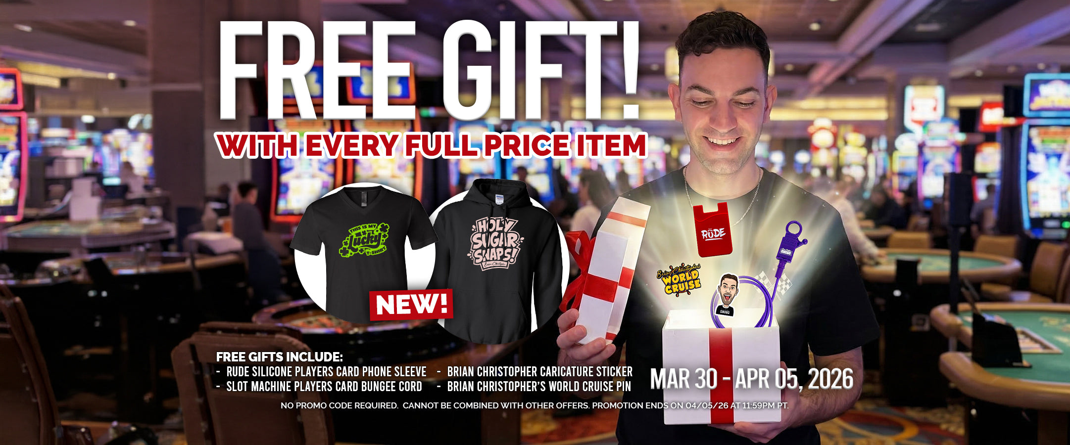 Free Gift With Every Full Price Item! Promotion ends on 4/05/26 at 11:59PM PT.