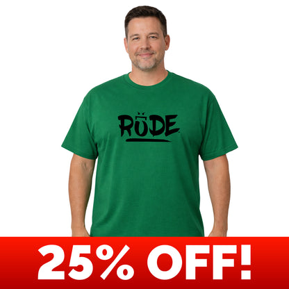 Rude Green Crew & V-Neck Tee