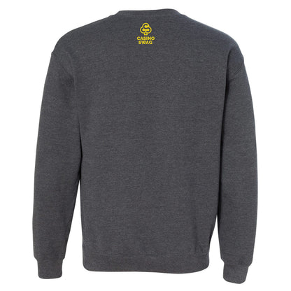 Metallic Crew Sweatshirt Anniversary CSlogo back