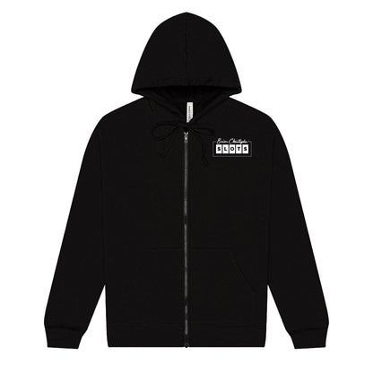 Santa's Favorite Gambler Full Zip Hoodie