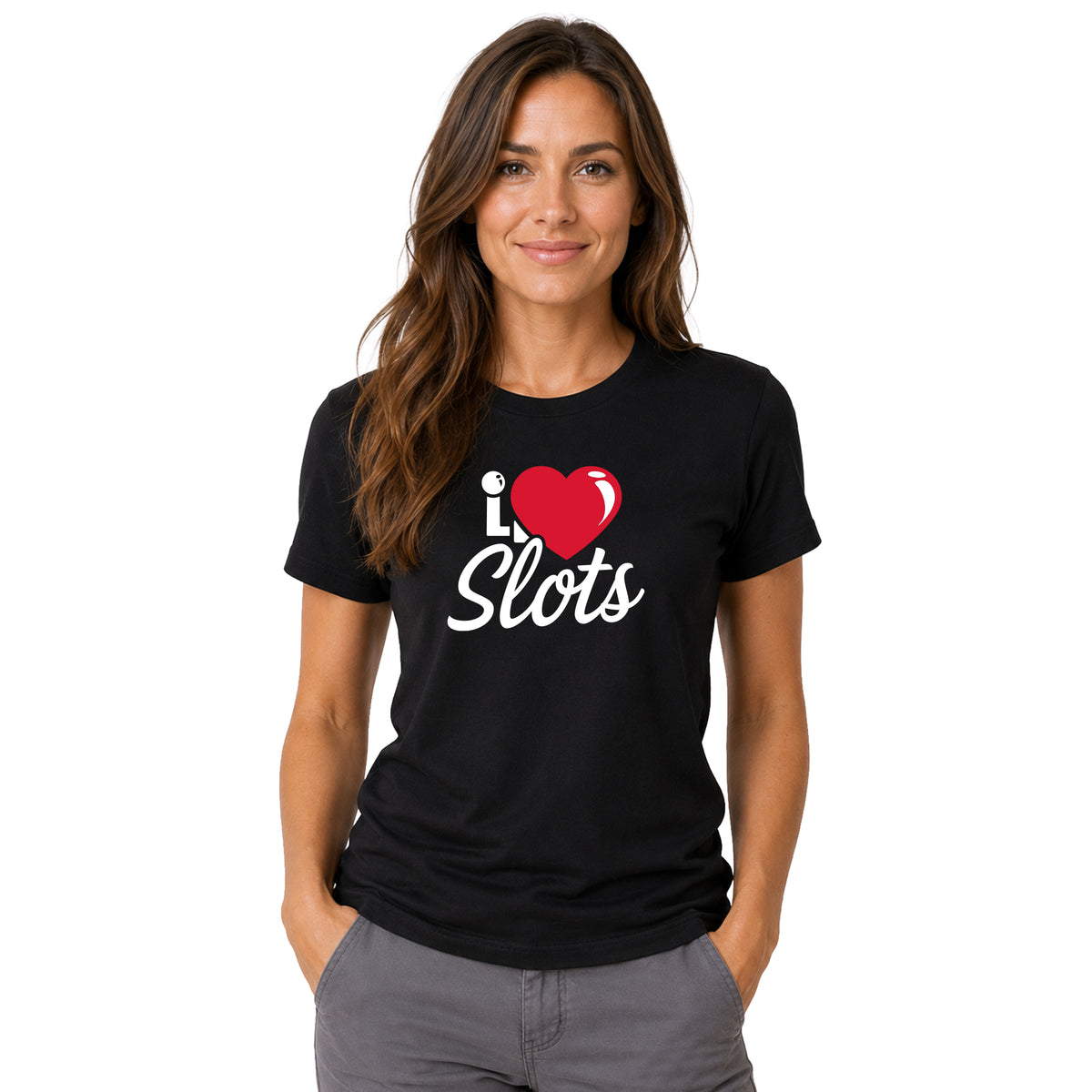 NEW! I ❤️ Slots Crew & V-Neck Tee