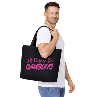 I'd Rather Be Gambling Zipper Tote
