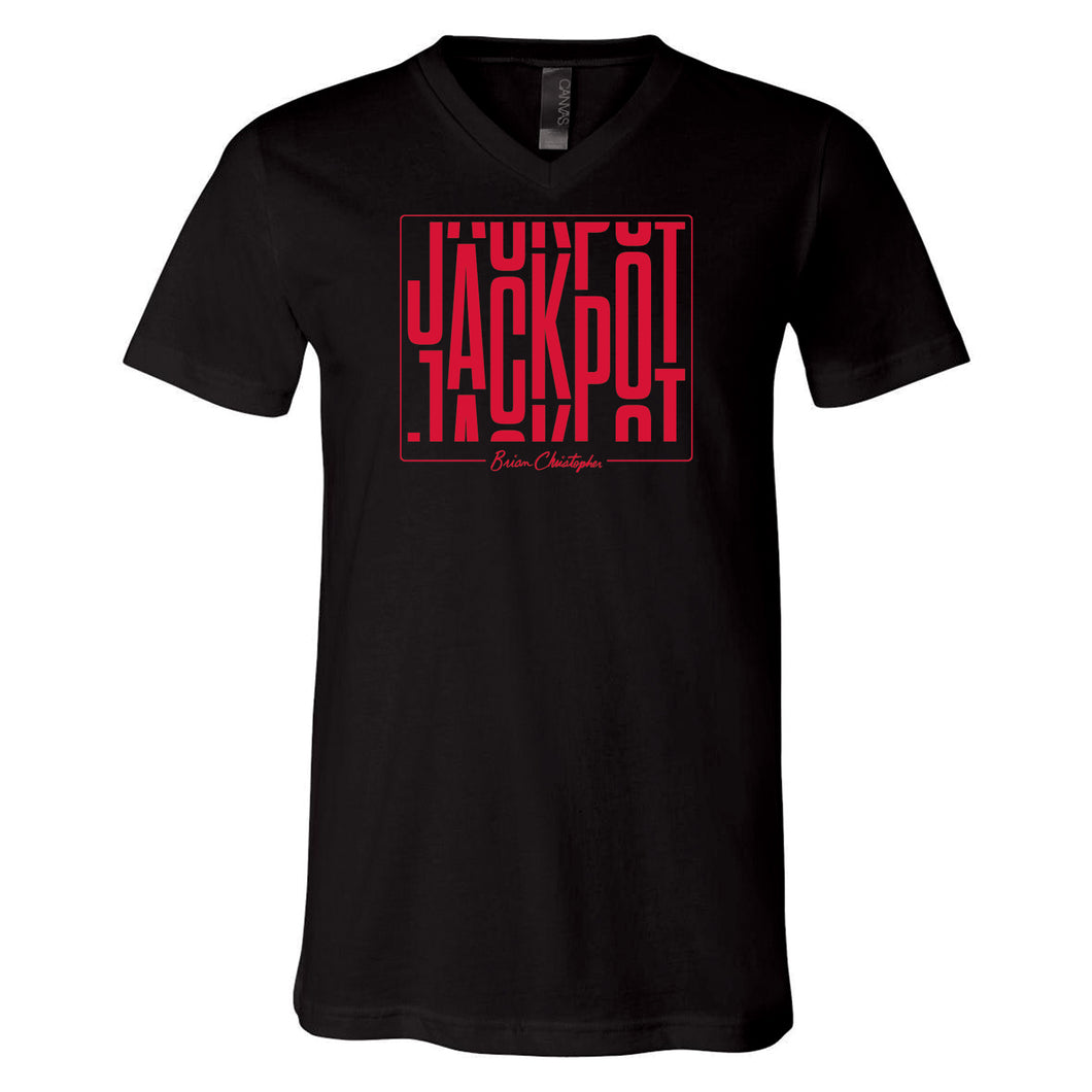 NEW! Jackpot Unisex V-Neck T-Shirt