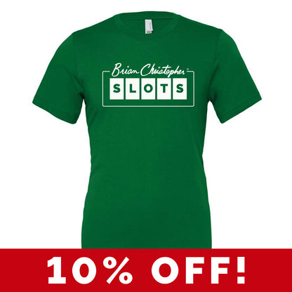 BCSlots Green Crew & V-Neck Tee