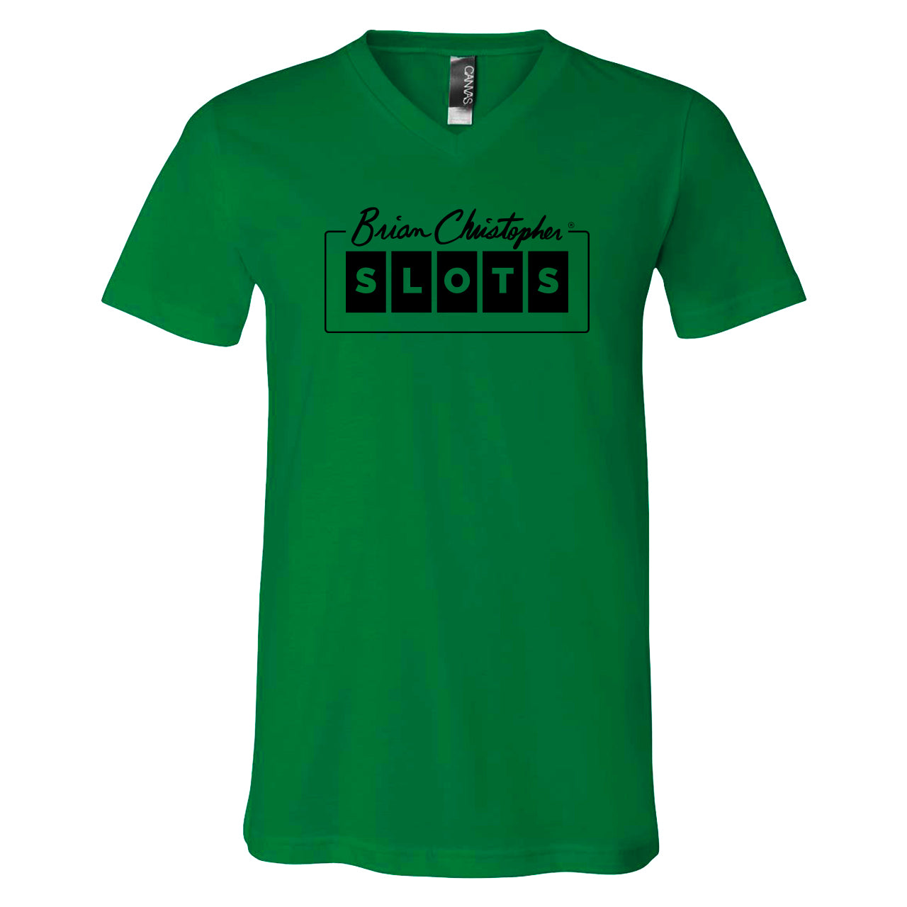 BCSlots Green Crew & V-Neck Tee