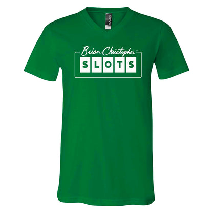 BCSlots Green Crew & V-Neck Tee