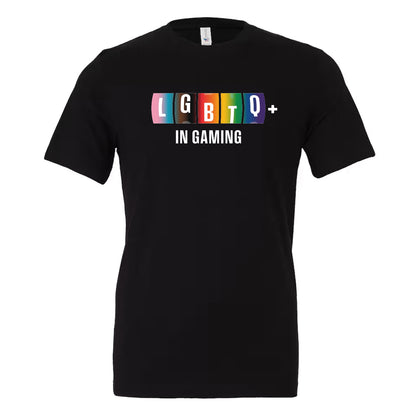 NEW! LQBTQ+ In Gaming Crew & V-Neck Tee