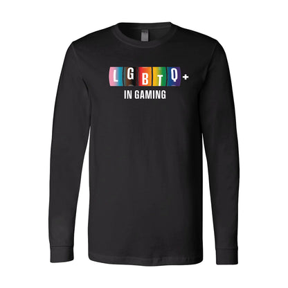 NEW! LGBTQ+ In Gaming Long Sleeve Tee