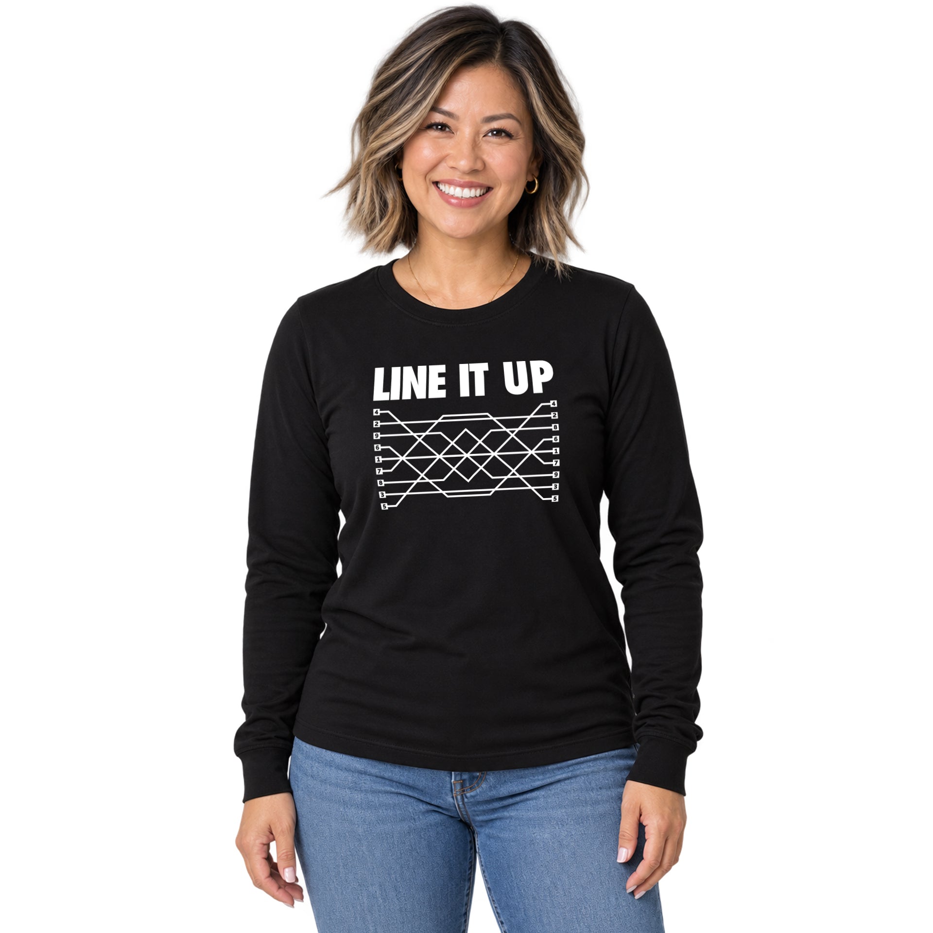 NEW! Line It Up! Paylines Long Sleeve Tee