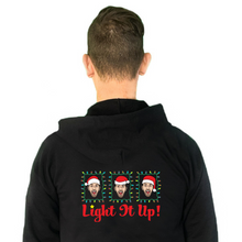 Load image into Gallery viewer, Light It Up! Holiday Zip-up Hoodie

