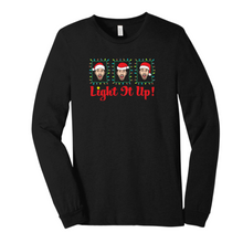 Load image into Gallery viewer, Light It Up! Holiday Unisex Long Sleeve T-Shirt
