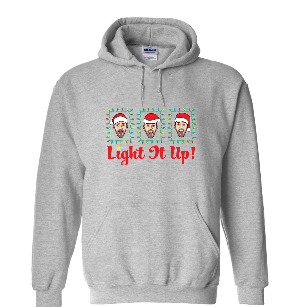 Light It Up! Holiday Pullover Hoodie