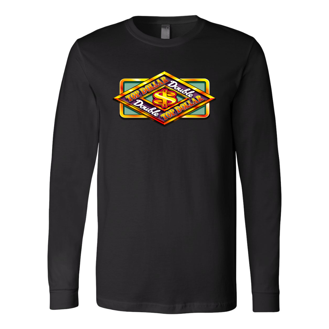Double Top Dollar Unisex Long Sleeve T-Shirt