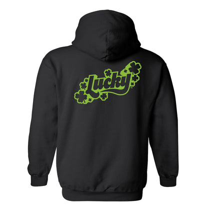 Lucky Chest & Back Logo Pullover Hoodie