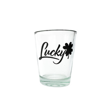 Load image into Gallery viewer, Lucky logo shot glass
