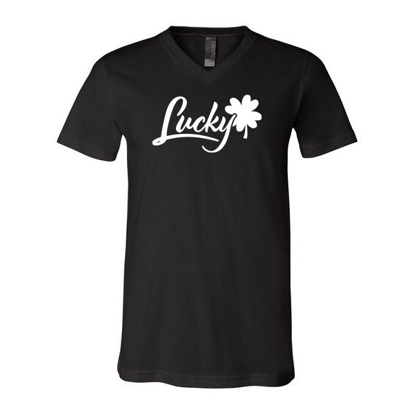 Lucky Unisex V-Neck T-Shirt