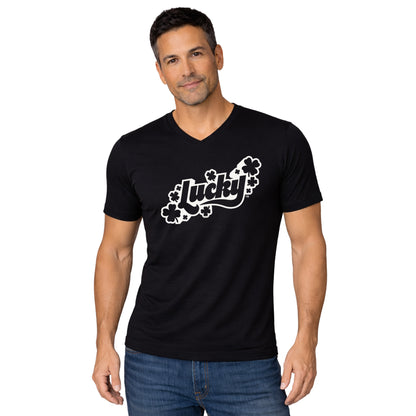 Lucky Unisex Crew & V-Neck Tee