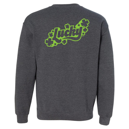 green Lucky chestback back
