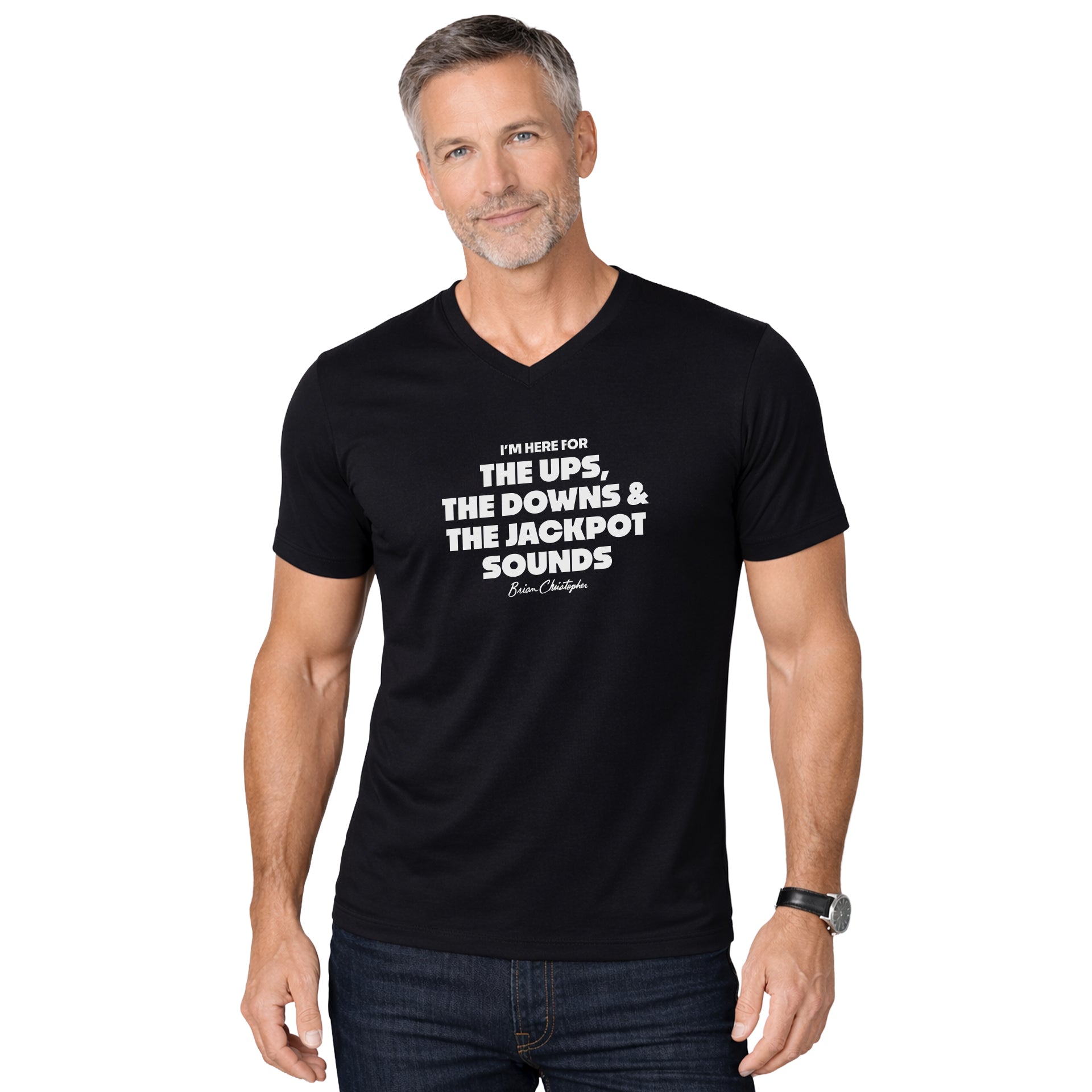 NEW! The Ups, The Downs, The Jackpot Sounds ! Crew Neck & V-Neck Tee