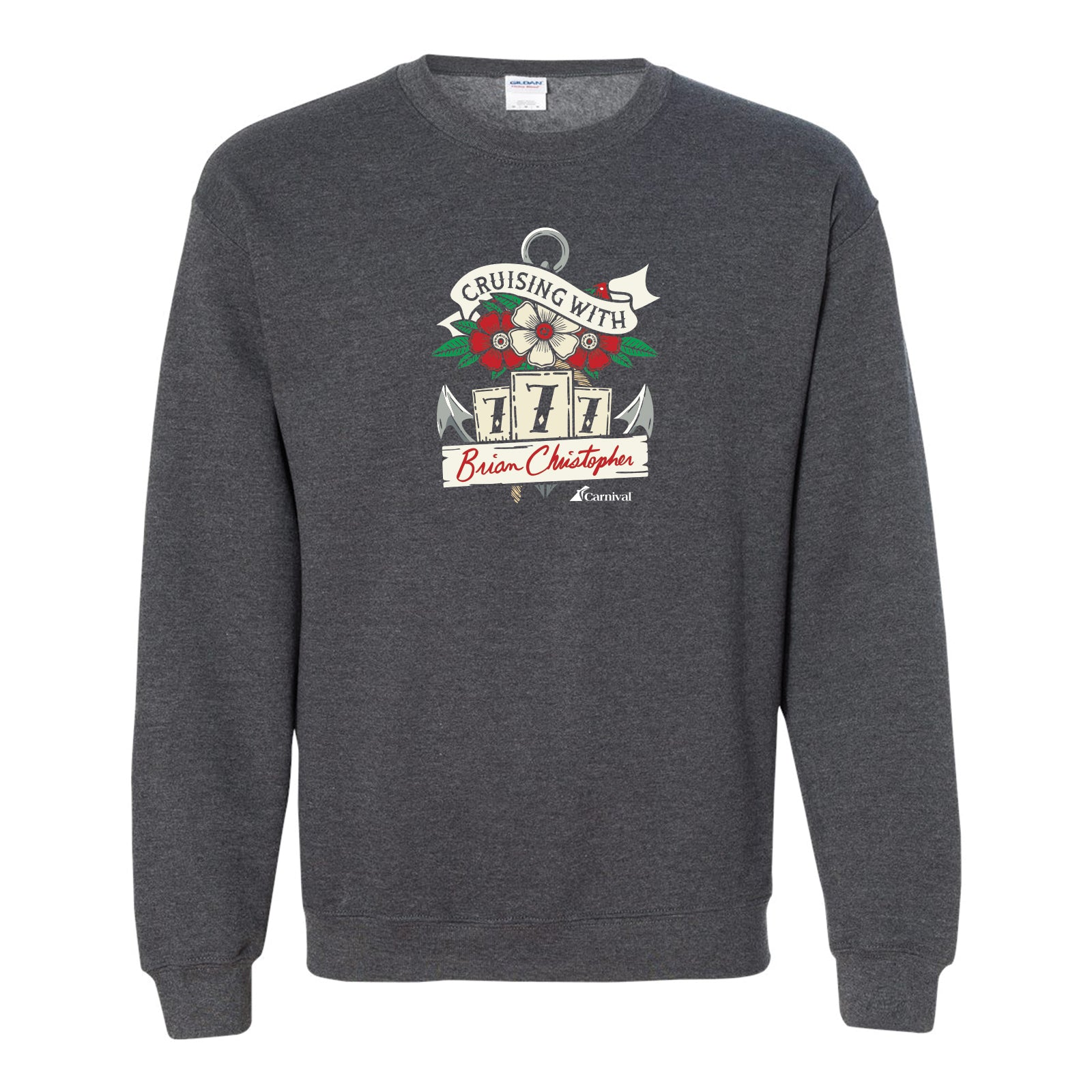 BCSlots X Carnival Cruise World Tour Crew Sweatshirt