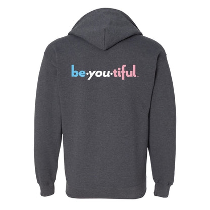 be•you•tiful Full Zip Hoodie