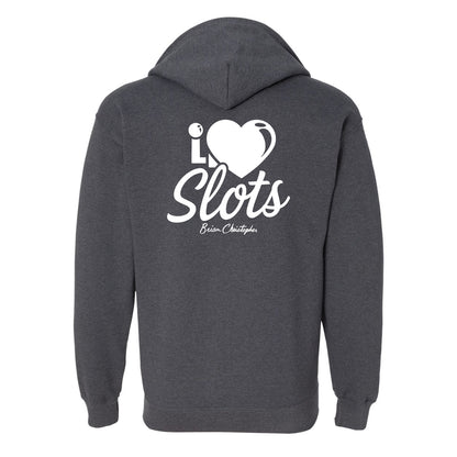 NEW! I Love Slots Full Zip Hoodie
