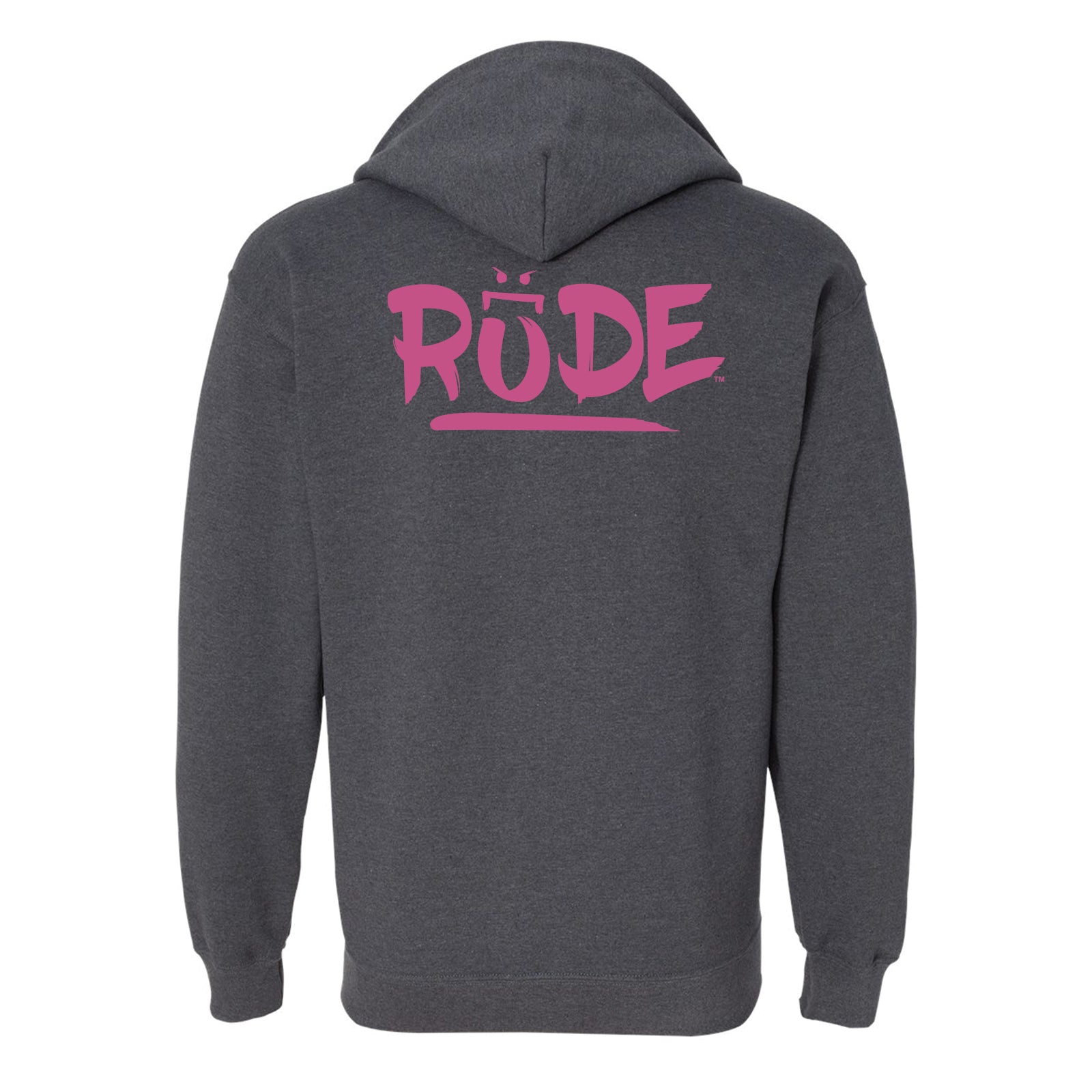 Rude (Small Logo) Full-Zip Hoodie