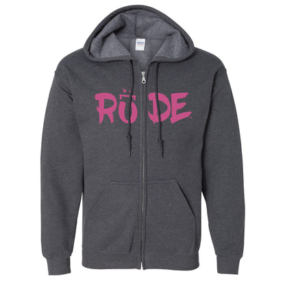 RUDE (Big Logo) Full-Zip Hoodie