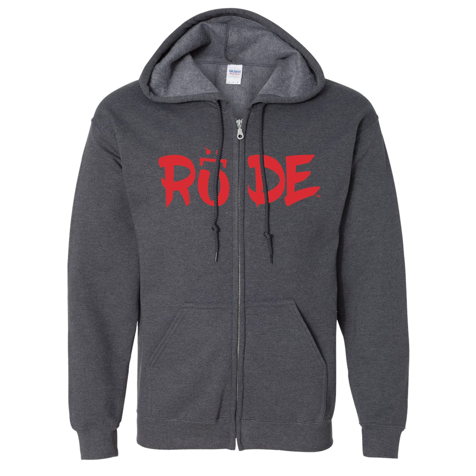 RUDE (Big Logo) Full-Zip Hoodie
