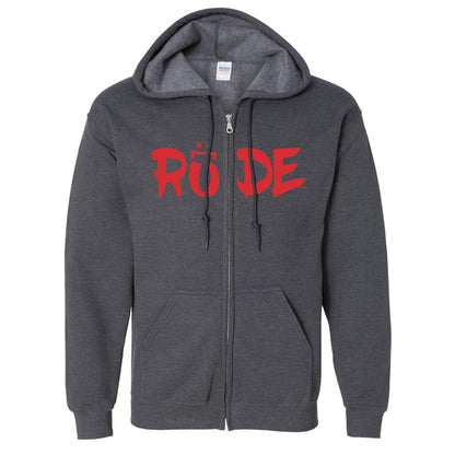 RUDE (Big Logo) Full-Zip Hoodie