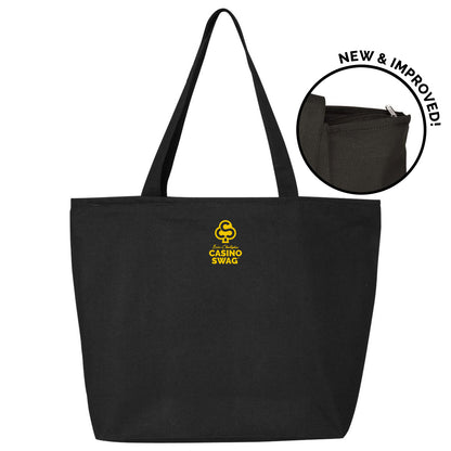 Metallic EST 2016 tote CSlogo back