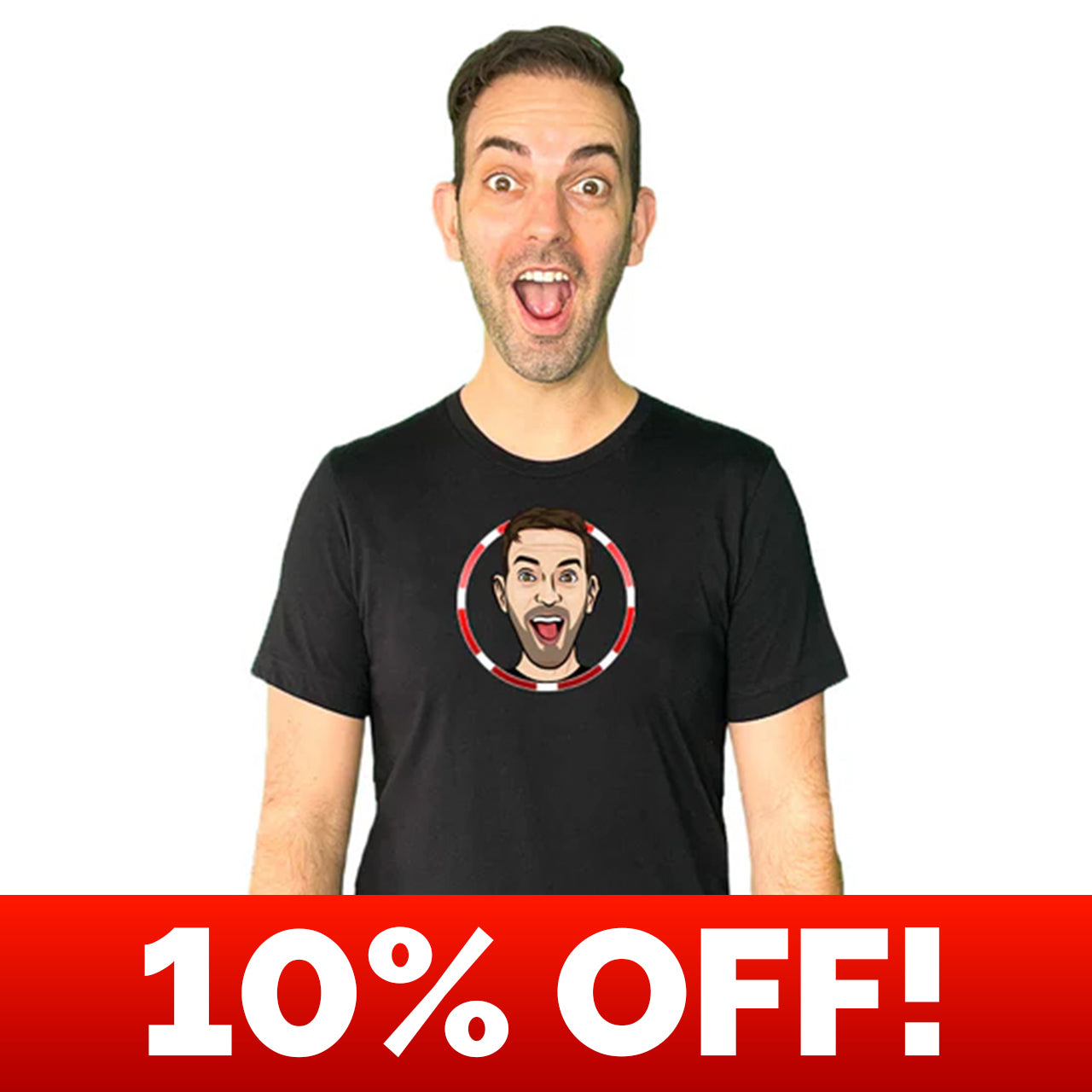 Brian Christopher's Pop'N Pays More Caricature Unisex T-Shirt
