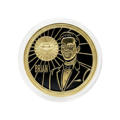 Set of 3 Coin Set: 10th Anniversary (engraved) + Brian + Marco Coins